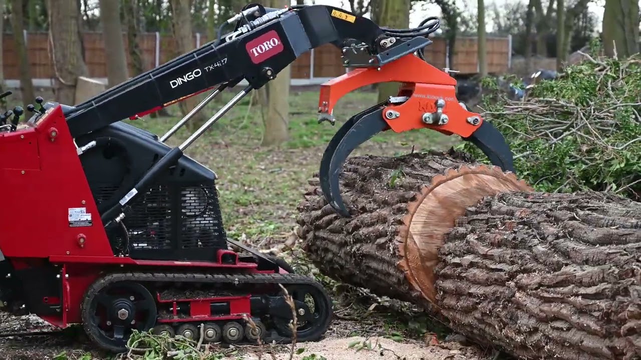 Toro TX 427 Mini Loader & Klou Log Grab