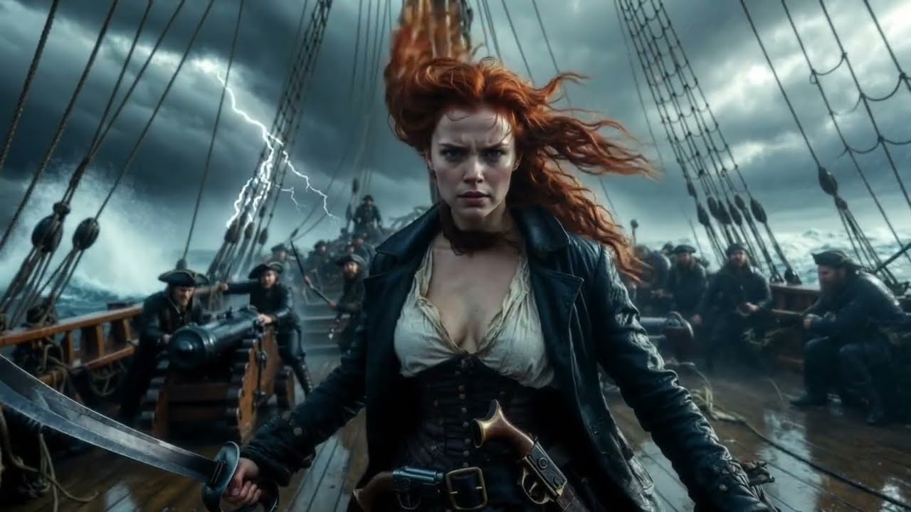 Anne Bonny – Fire on the Black Tide | Epic Pirate Rock Shanty