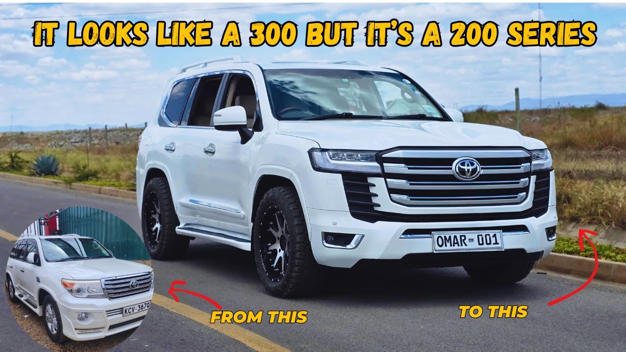 Переделка Land Cruiser 200 в 300-ю серию &ndash; смотрите на преображение! Часть 2