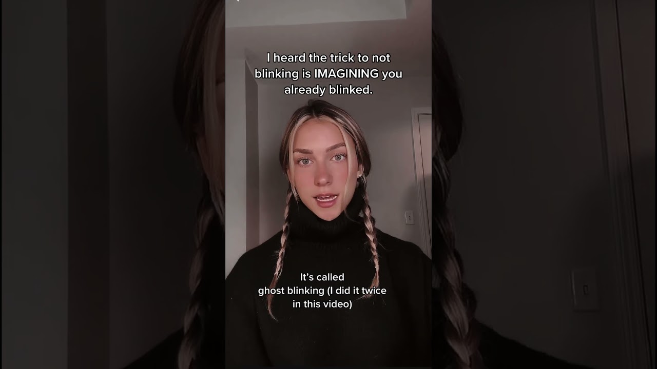 the secret trick to not blinking!!🤯😱 #shorts #wednesday #howto #viral