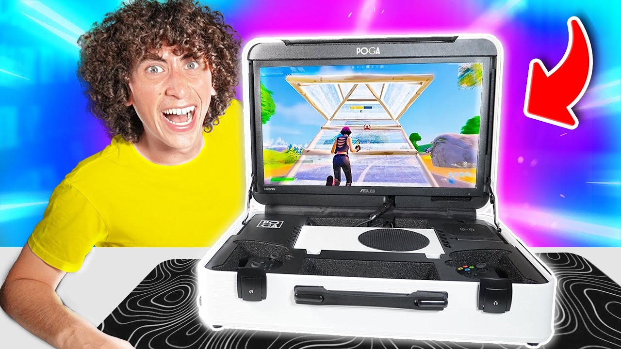 Creo una POSTAZIONE da GAMING in una VALIGIA: FUNZIONA? *@POGAGG Poga Pro*