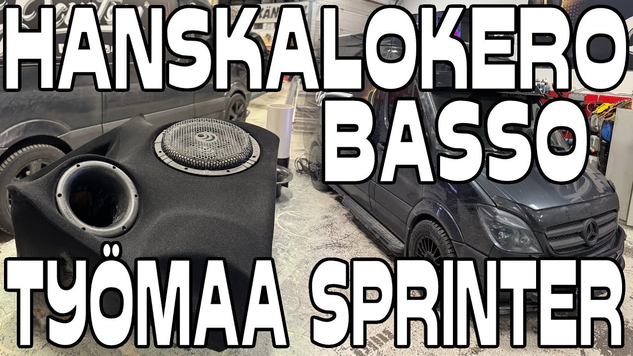 JJ Custom Ty&ouml;maa-Sprinter: Hanskalokerobasso