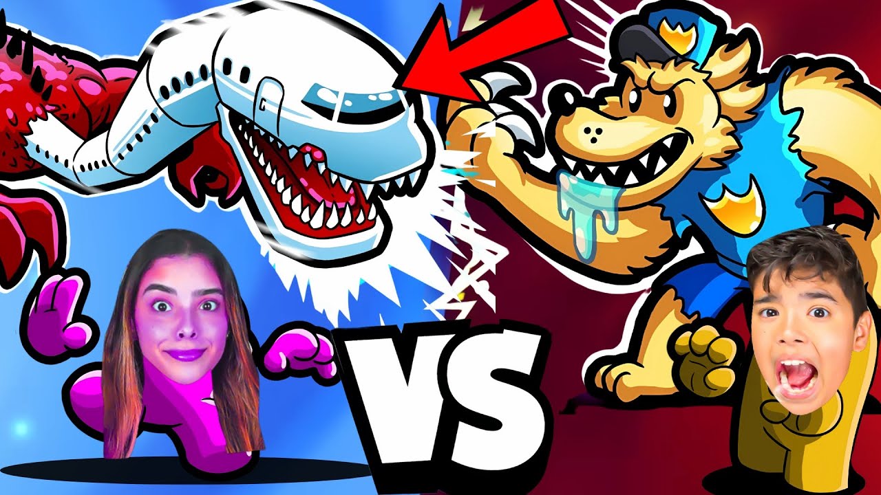 BATALHA ÉPICA! Gigante Infected Sky VS ManDog Policial  -  (All Out)