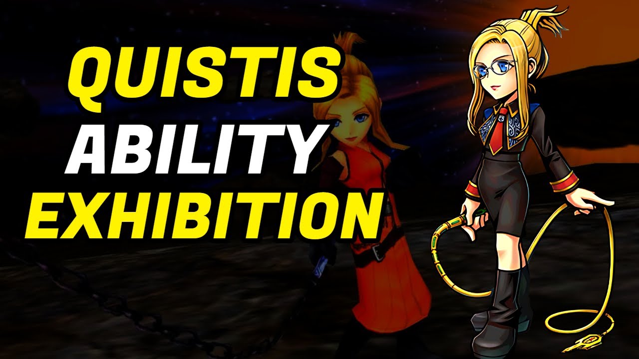 Final Fantasy VIII Quistis Trepe Limit Abilities VS Dissidia Opera Omnia Comparison (1999 VS 2017)