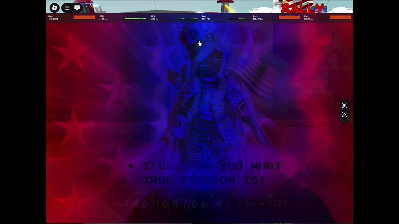 god ops | post buff presidental sans soloed(kinda) with 4th july distortion