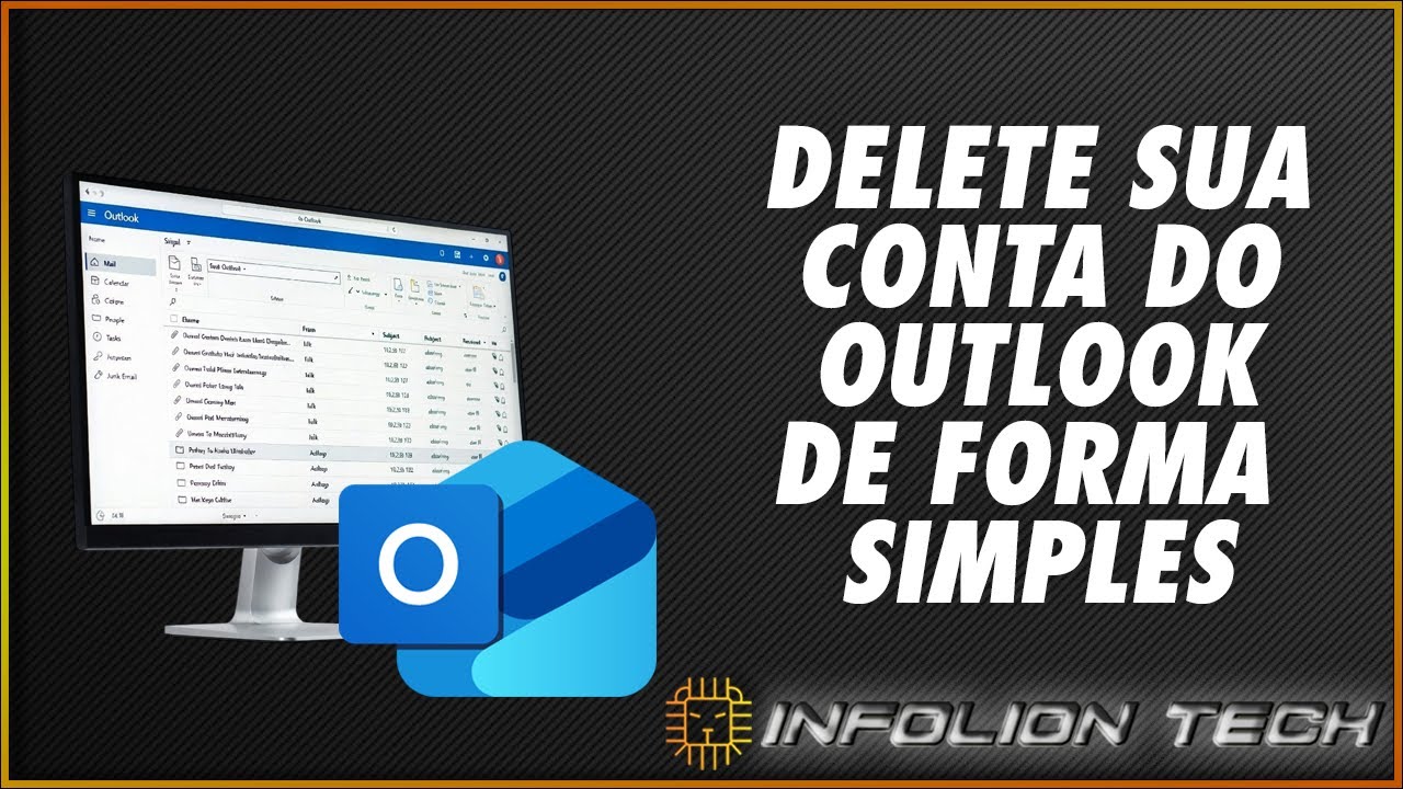 COMO EXCLUIR UMA CONTA DO OUTLOOK DO WINDOWS PASSO A PASSO