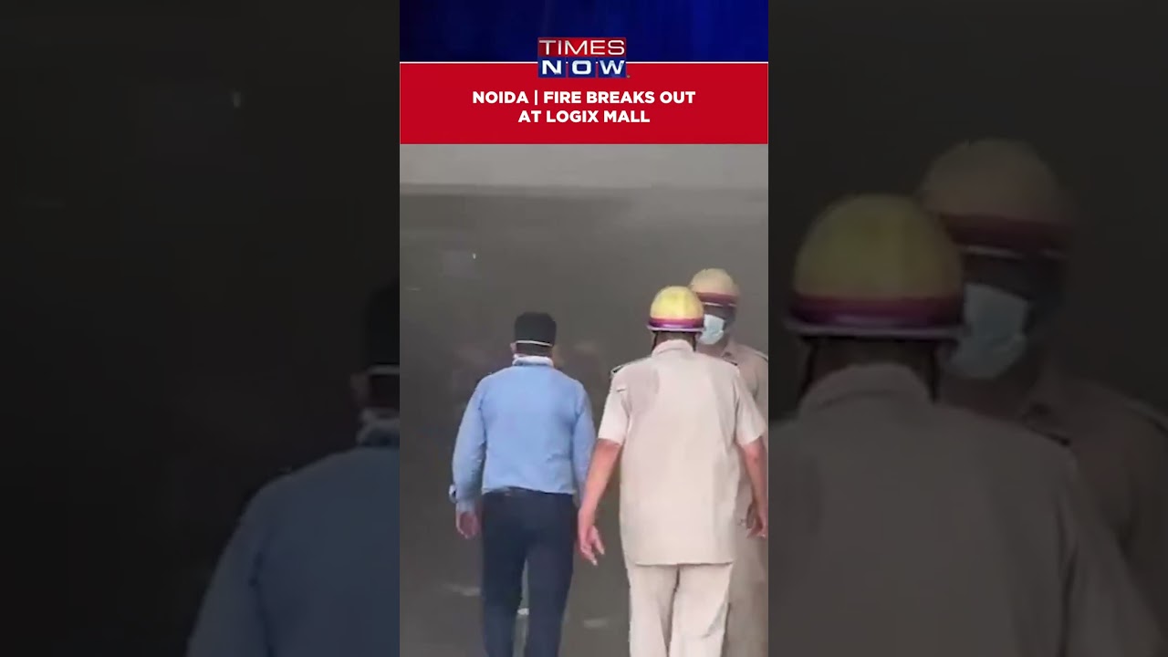 UP: Fire Breaks Out At Logix Mall In Noida Sector 32, People Evacuated; Fire Tenders Present #shorts