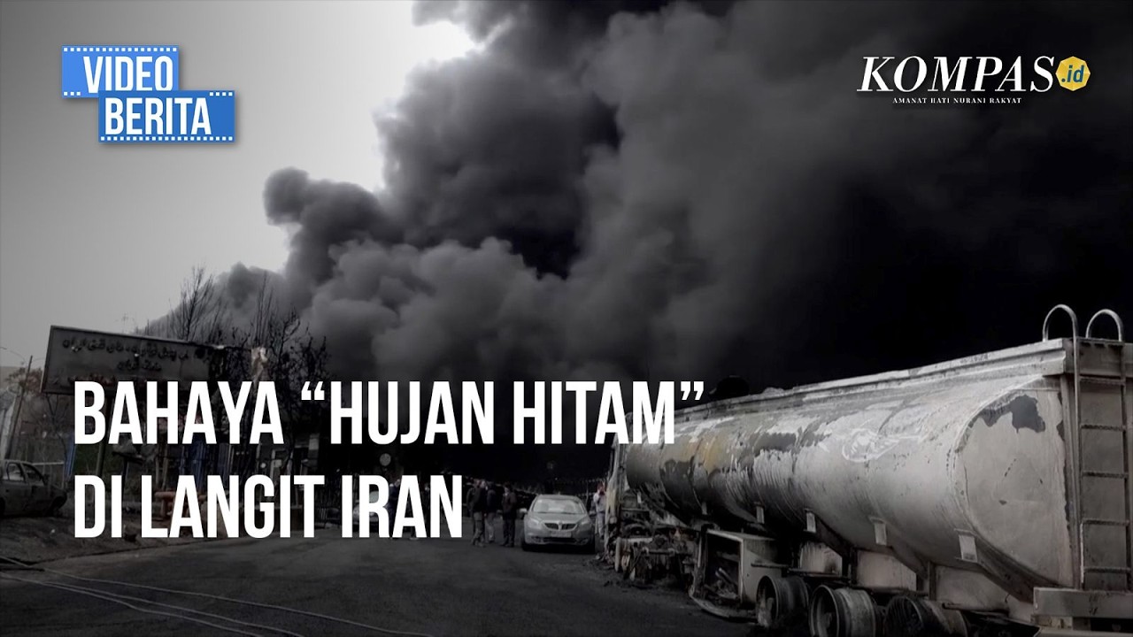 Fenomena “Hujan Hitam” di Langit Iran, WHO Minta Warga Berlindung