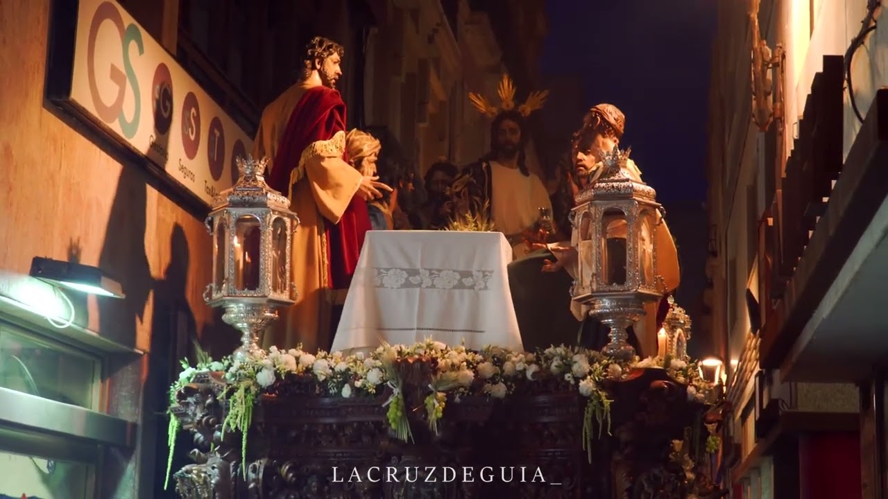 [4K] MISTERIO DE LA CENA POR CALLE TIENDAS - CORPUS CHRISTI -ALMERÍA 2022