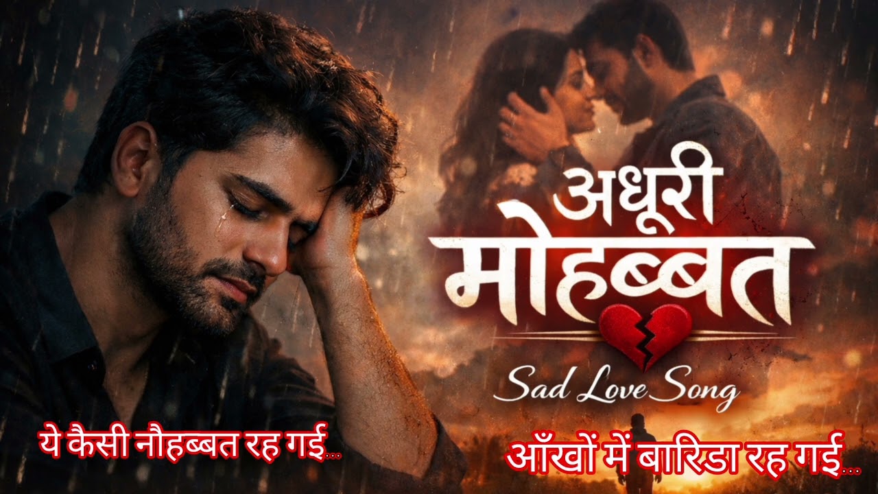 अधूरी मोहब्बत 💔 | Duet Sad Love Song 2026 | Heart Touching Broken Love Story | Hindi Emotional Song