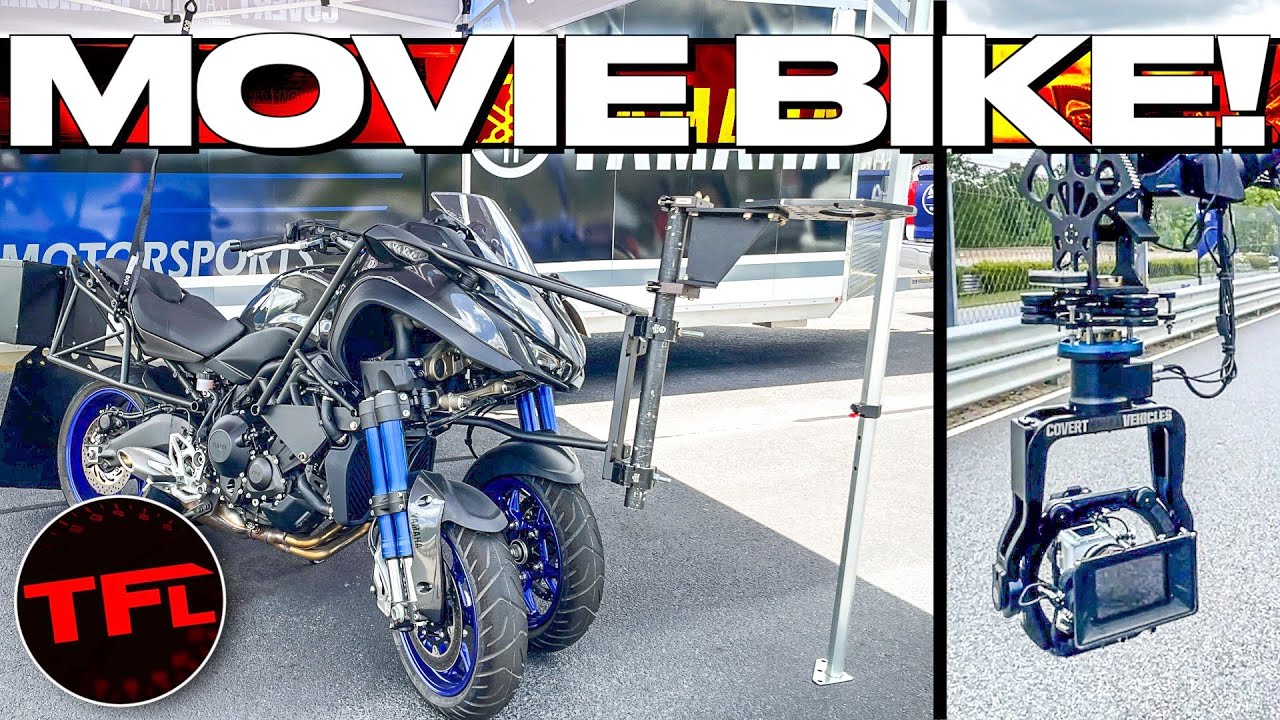 I'll Bet This Yamaha Niken Is One Of The COOLEST Camera Vehicles You've Ever Seen!