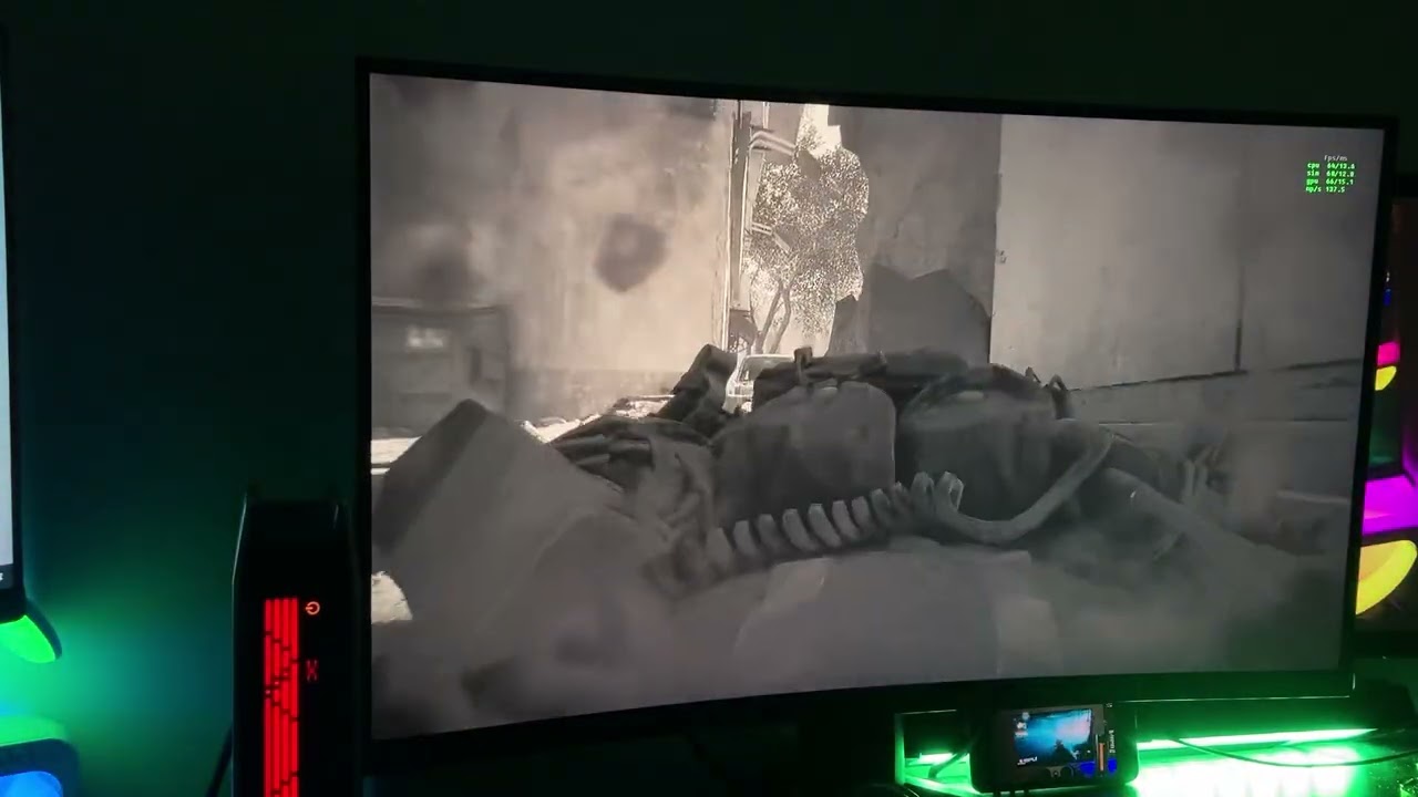 Battlefield 6 - Radeon 8060s (Ultra Settings) 55 watts at 64GB VRAM at 66 FPS