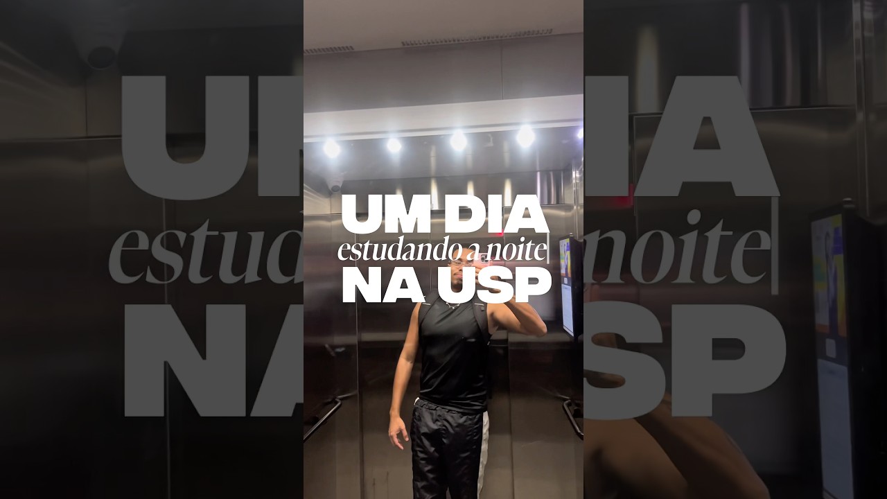 Estudando a noite na USP | Design USP | Universidade de S&atilde;o Paulo #usp #fuvest #enem #faculdade