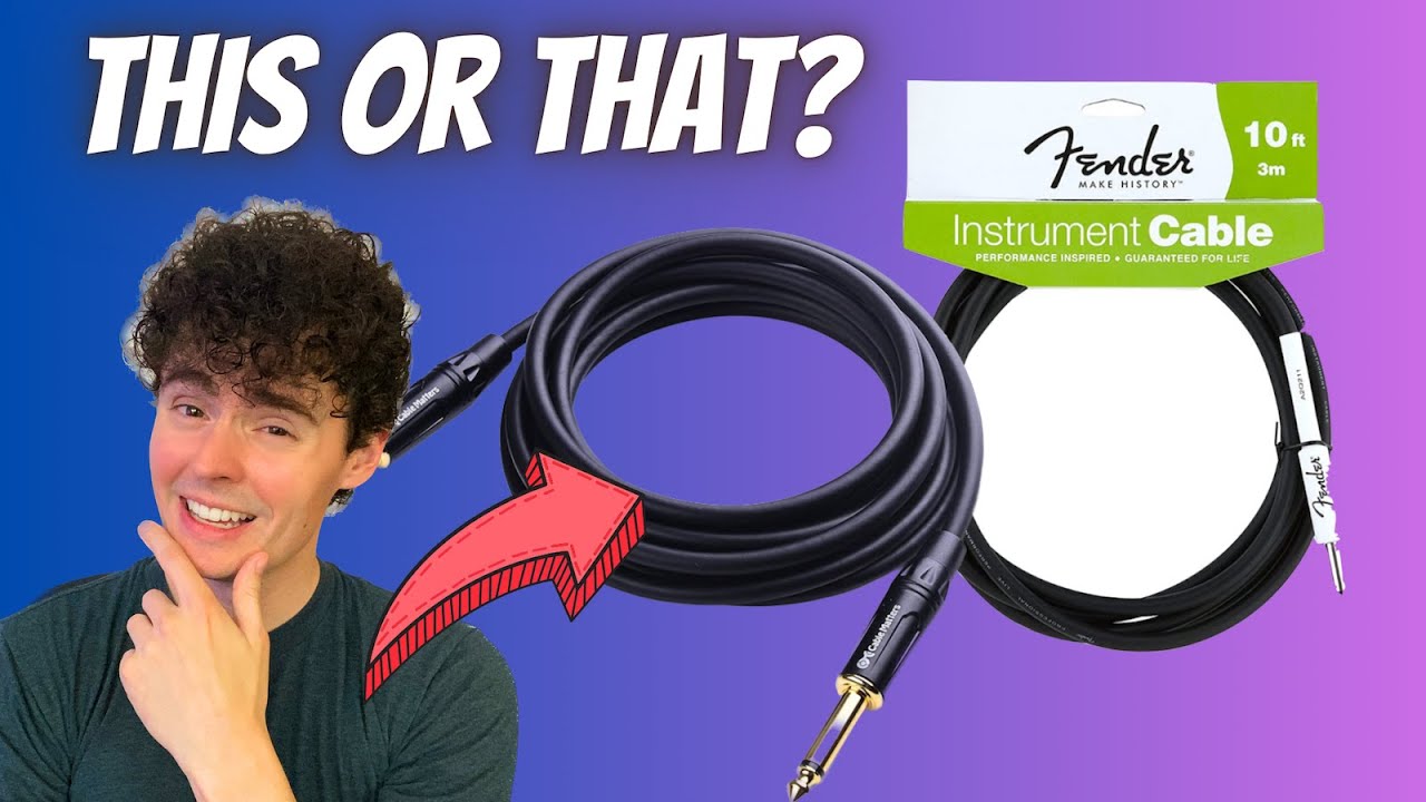 Cable Matters 2-Pack 1/4 Inch vs Fender 10-Foot Original Instrument Cable (Comparison Review)