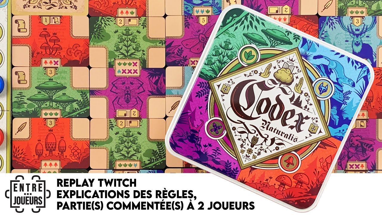 Codex Naturalis règles, parties complètes et commentées | Jeux de société | Entre Joueurs