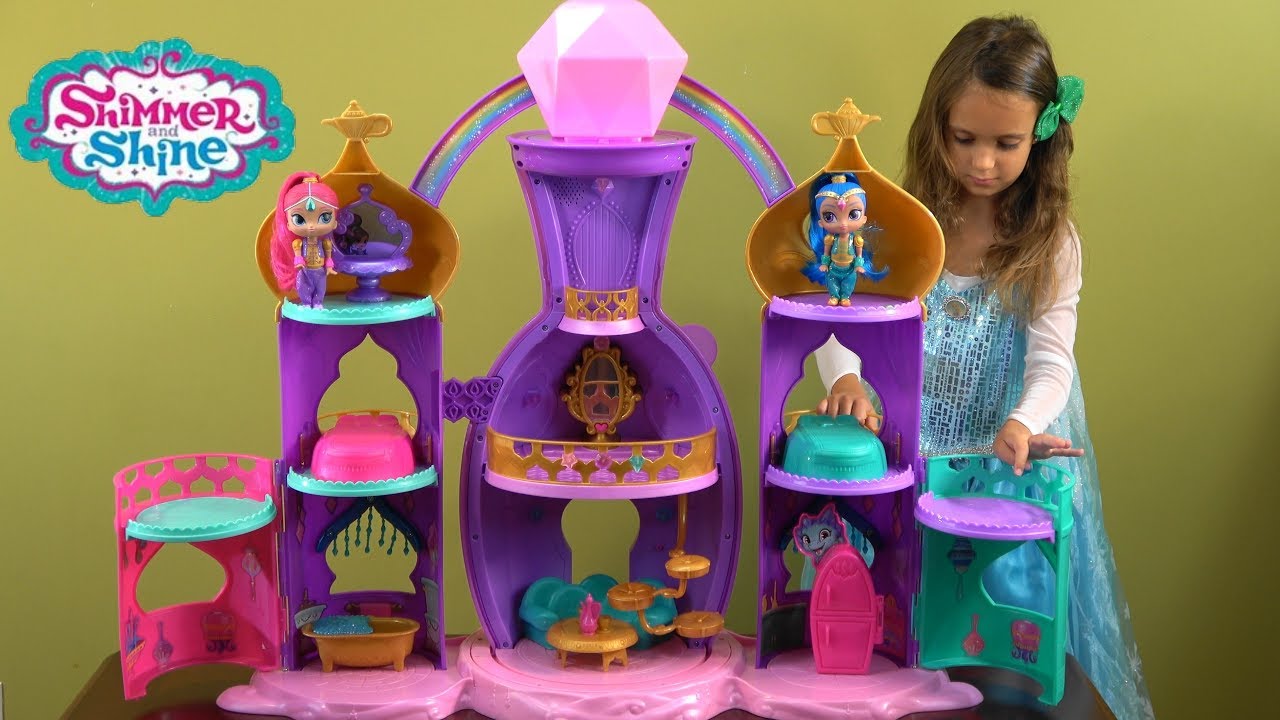 Shimmer and Shine Magical Light-Up Genie Palace Story with Shimmer and Shine and New Friends