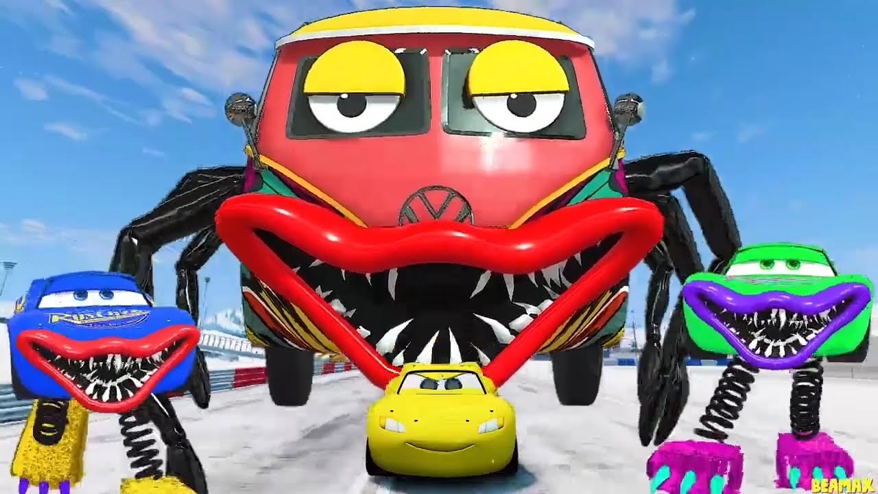 Epic Escape From The Lightning McQueen Boxy Boo Eater - Coffin Dance Song (COVER)