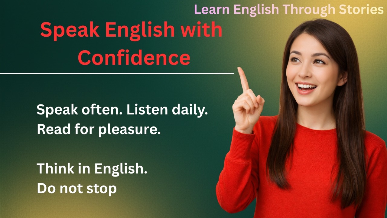 How to Speak in English Confidently | Graded Reader | Listen & Practice | Learn English Naturally