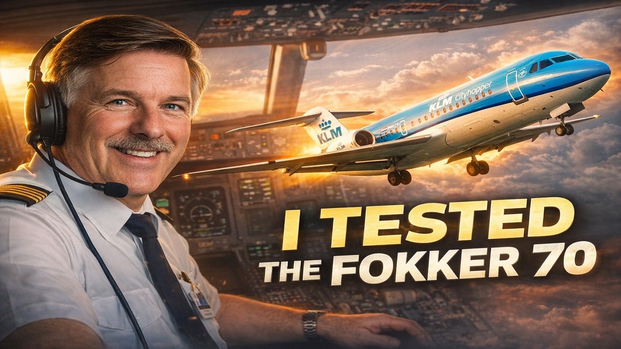 Я протестировал Fokker 70 &mdash; оценка реального полета пилота авиакомпании.