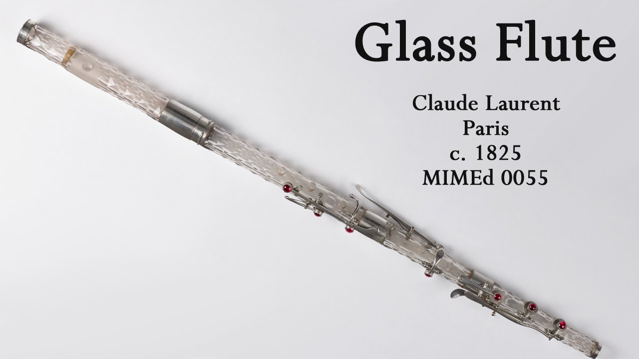 Glass flute by Claude Laurent