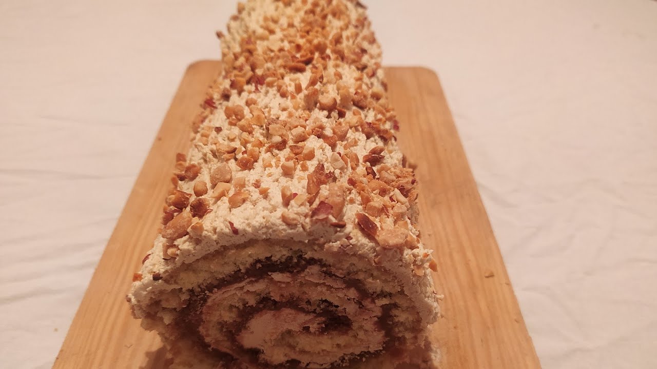 How to make swiss roll cake طريقة تحضير سويس رولي بمذاق القهوة