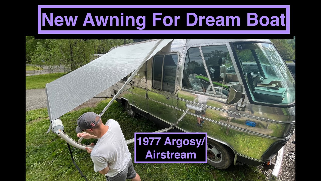 Vintage Airstream Argosy | Quick and Easy Awning Replacement!