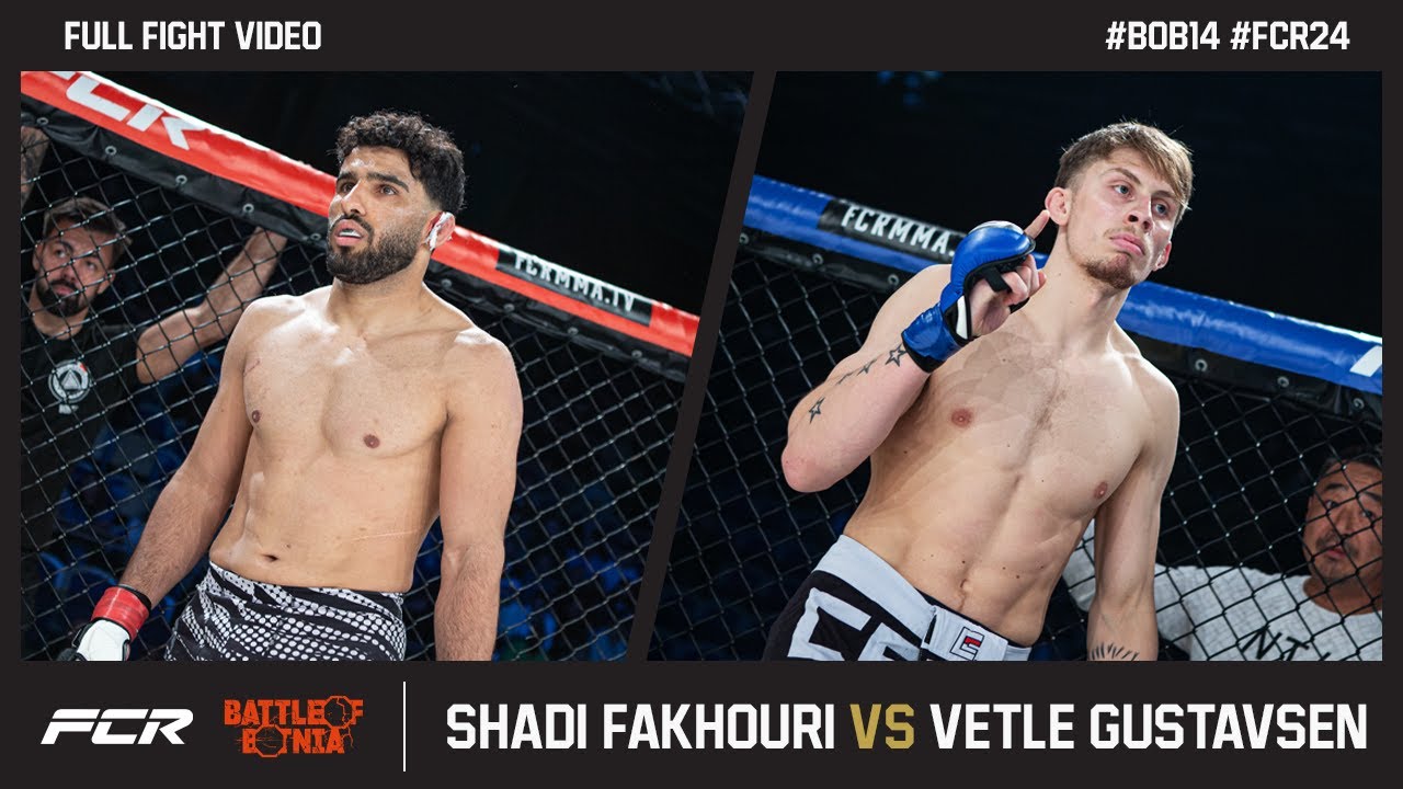 Shadi Fakhouri vs Vetle Gustavsen | FULL FIGHT | FCR 24 x BOB14
