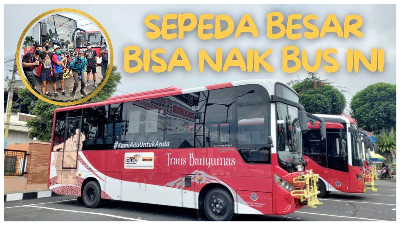 NAIK BIS KECIL INI GAK USAH BAYAR - SEPEDA JUGA BISA NAIK : GRATIS!! | BUS TRANS BANYUMAS PURWOKERTO
