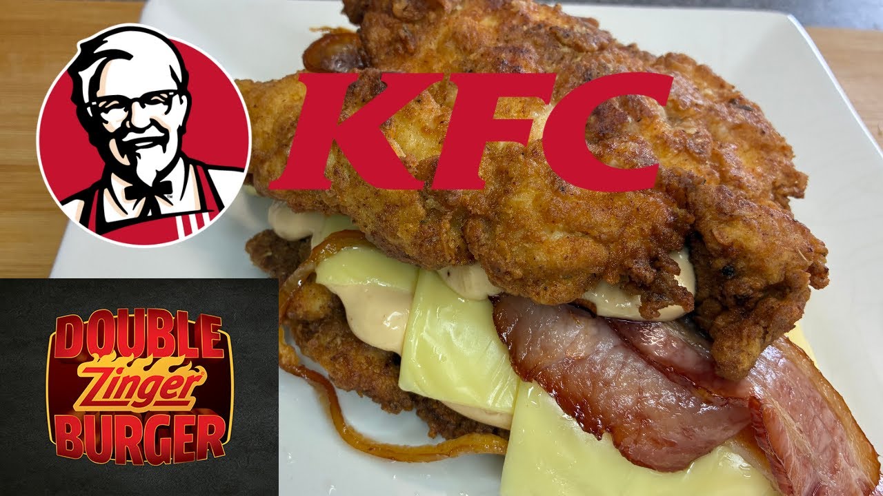 KING SIZE KFC ZINGER DOUBLE!!!!! THIS IS INSANE!!!!!