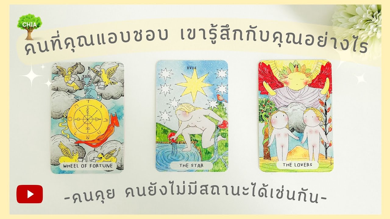 Pick a card คนที่คุณแอบชอบ เขารู้สึกกับคุณอย่างไร (คนคุย, คนยังไม่มีสถานะก็ได้เช่นกัน) ละเอียด