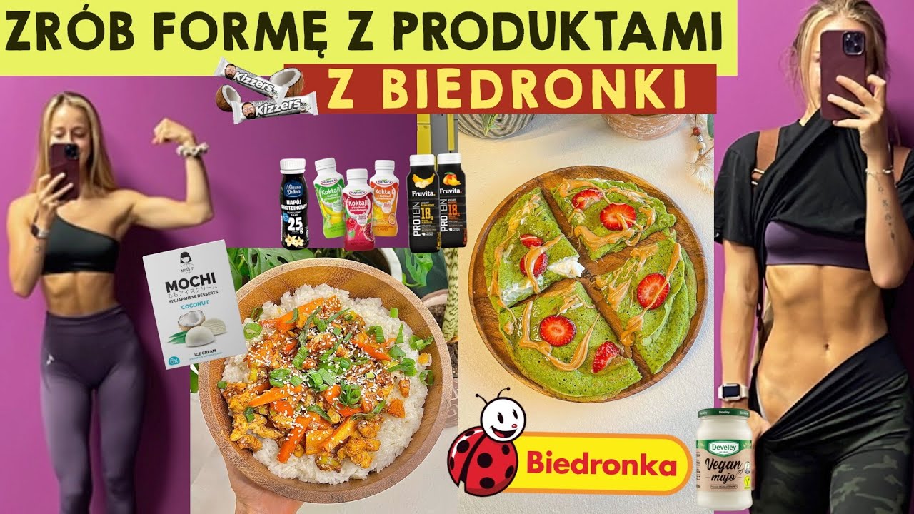 ZRÓB FORMĘ Z BIEDRONKĄ - CAŁY DZIEŃ JEDZENIA Z TOP PRODUKTAMI Z BIEDRONKI! *PRZEPISY*