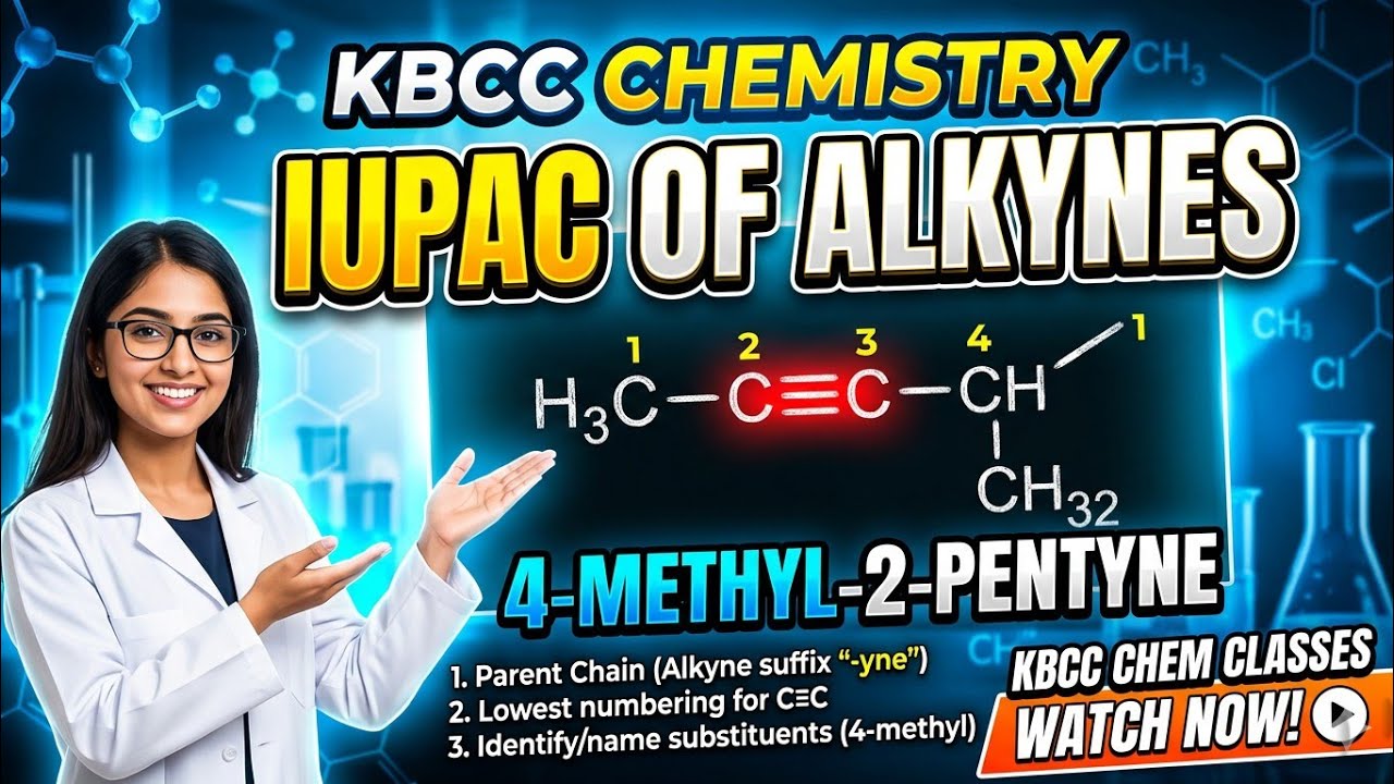 IUPAC OF ALKYNE 👍