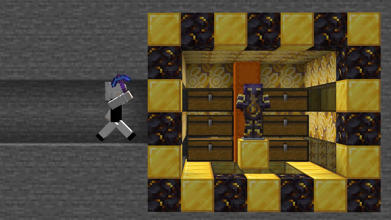 I Mined in a Straight Line Until I Found a Base
