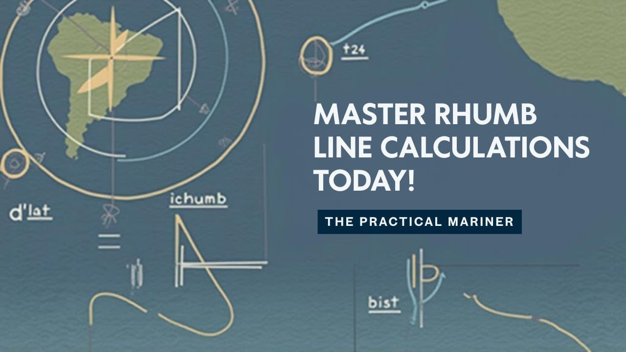 Rhumb Line Calculations Explained from Basic II TCN Ep4