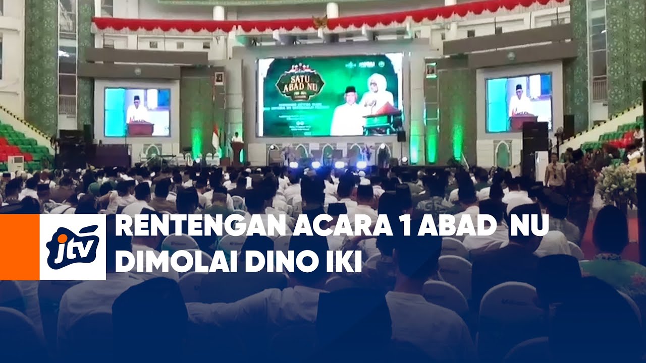 Rentengan Acara 1 Abad  NU Dimolai Dino Iki