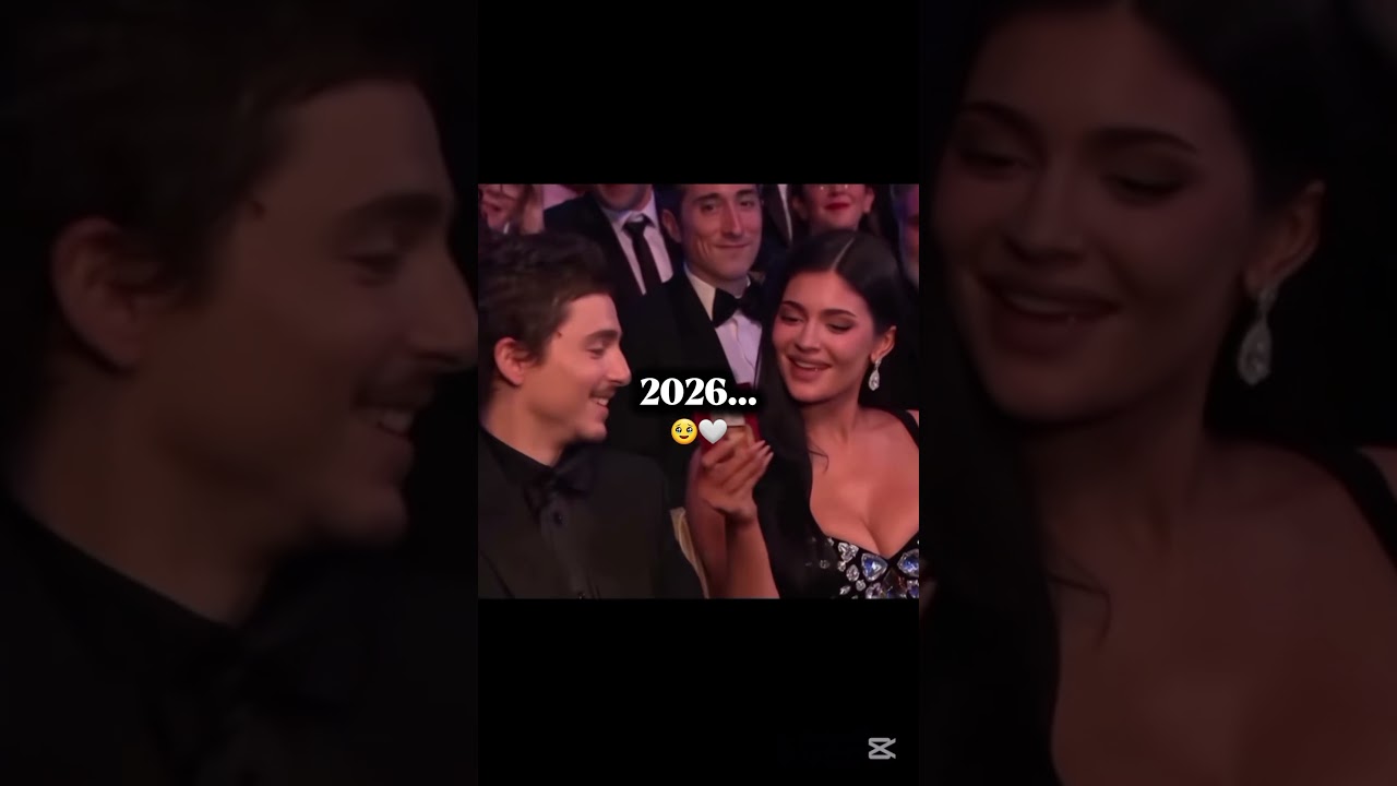 Kylie Jenner and Timoth&eacute;e CUTEST MOMENT at Bafta Awards!!🩶🥹| #fyp #kyliejenner #timothy #trending