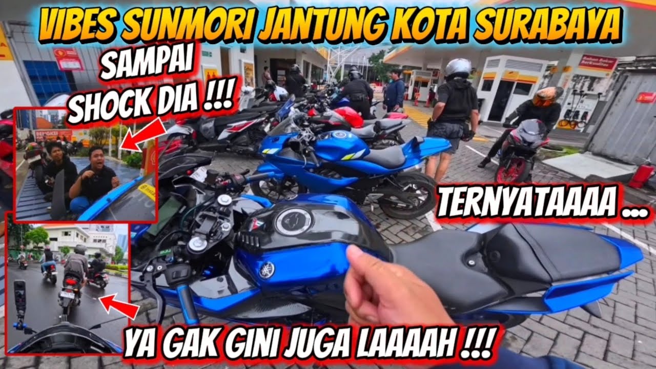 SUNMORI SURABAYA TERABAS HUJAN‼️ BEGINI TERNYATA TEMPAT YANG LAGI VIRAL⁉️ #trending #r15v3 