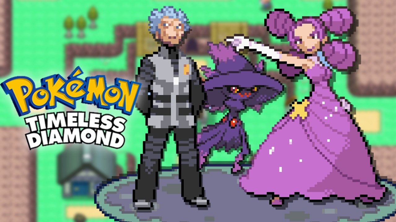 Pokemon Timeless Diamond Walkthrough Part 6 - Cyrus & Gym Leader Fantina