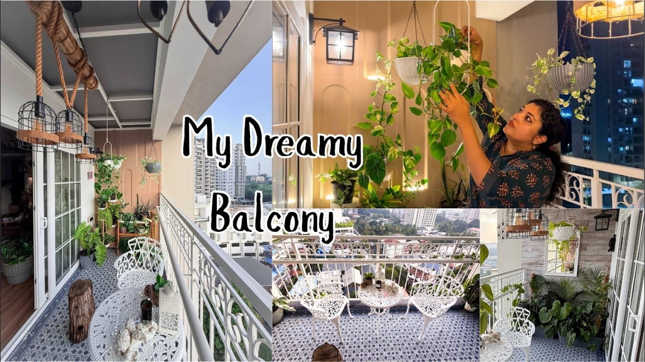 Balcony Makeover 2025 | PART 2 | Apartment Balcony | Minimal+Green Space Decor