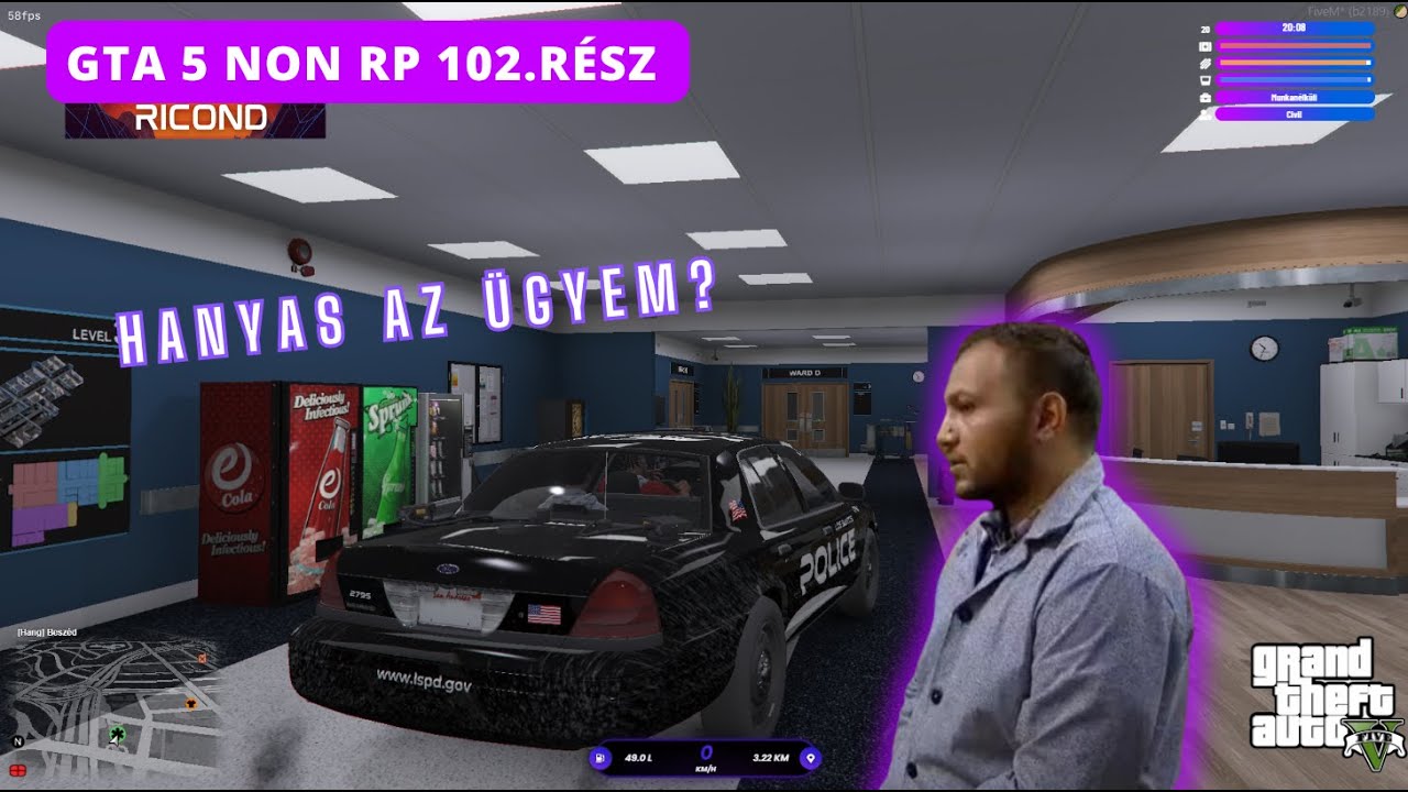 Gta 5 Non RP! 102. rész. Rendőrségi ügyekbe keveredtünk...
