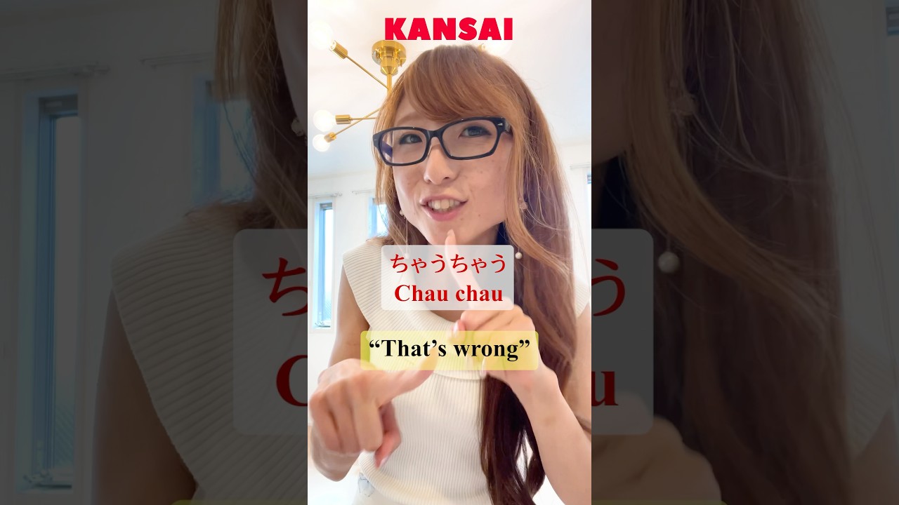 Standard Japanese VS Kansai Dialect 3