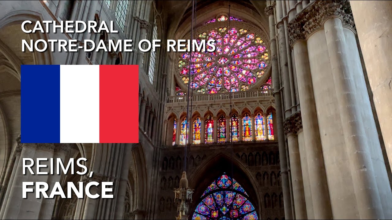 Cathedral of Notre-Dame of #Reims in #France Virtual short tour 🇫🇷