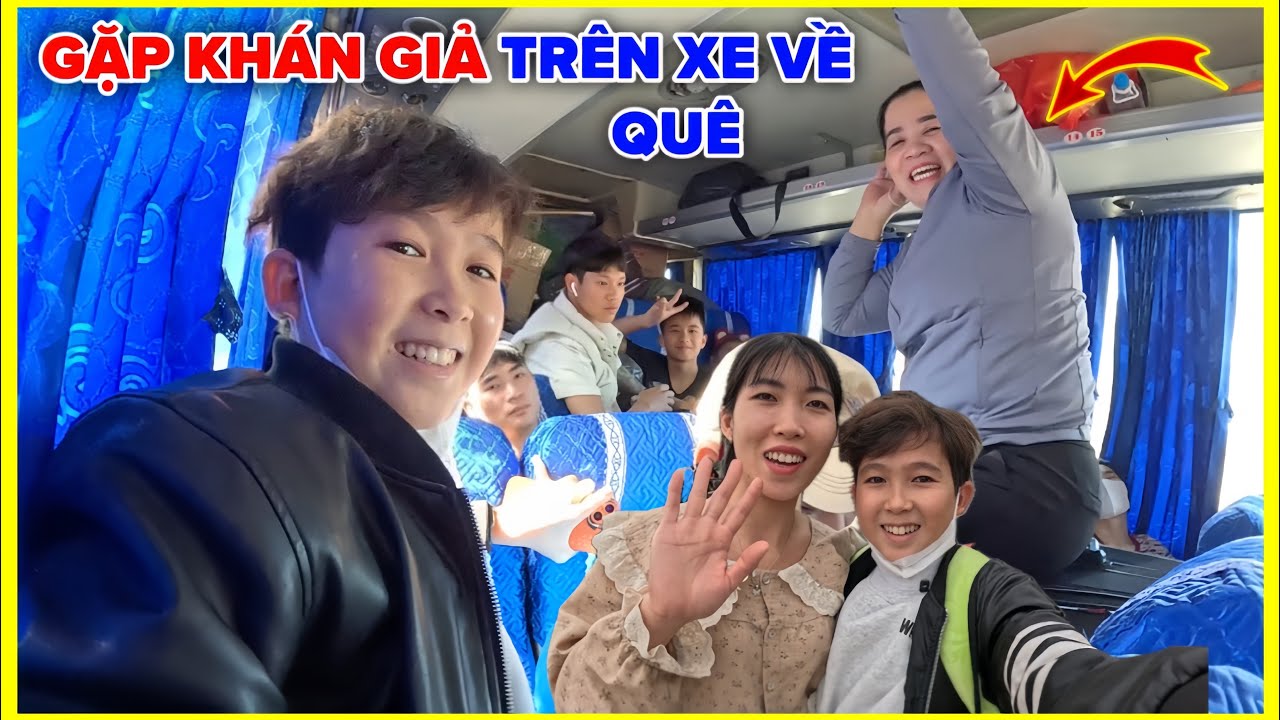 Hành Trình Về Quê Của Đầu Bếp Tí Hon Bất Ngờ Gặp Khán Giả Trên Xe - Vỡ Oà Khi Gặp Lại Chị Gái