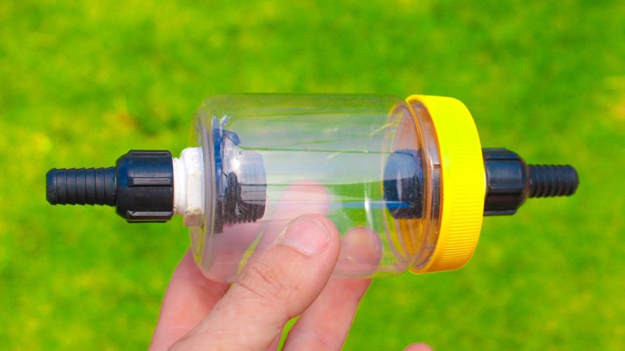 Como FAZER um filtro CASEIRO de uma forma simples com embalagem vazia e tubos de PVC