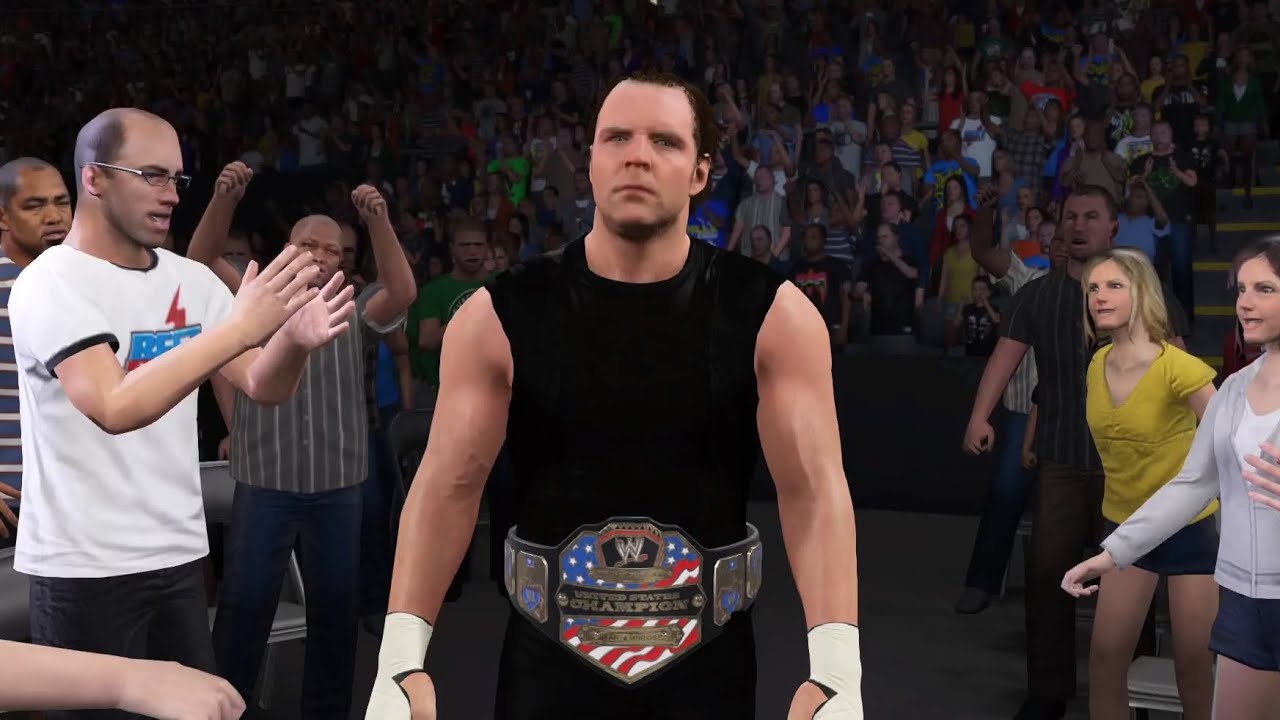 WWE 2K15 - Dean Ambrose Vs Dolph Ziggler for the United States Championship at Night Of Champions