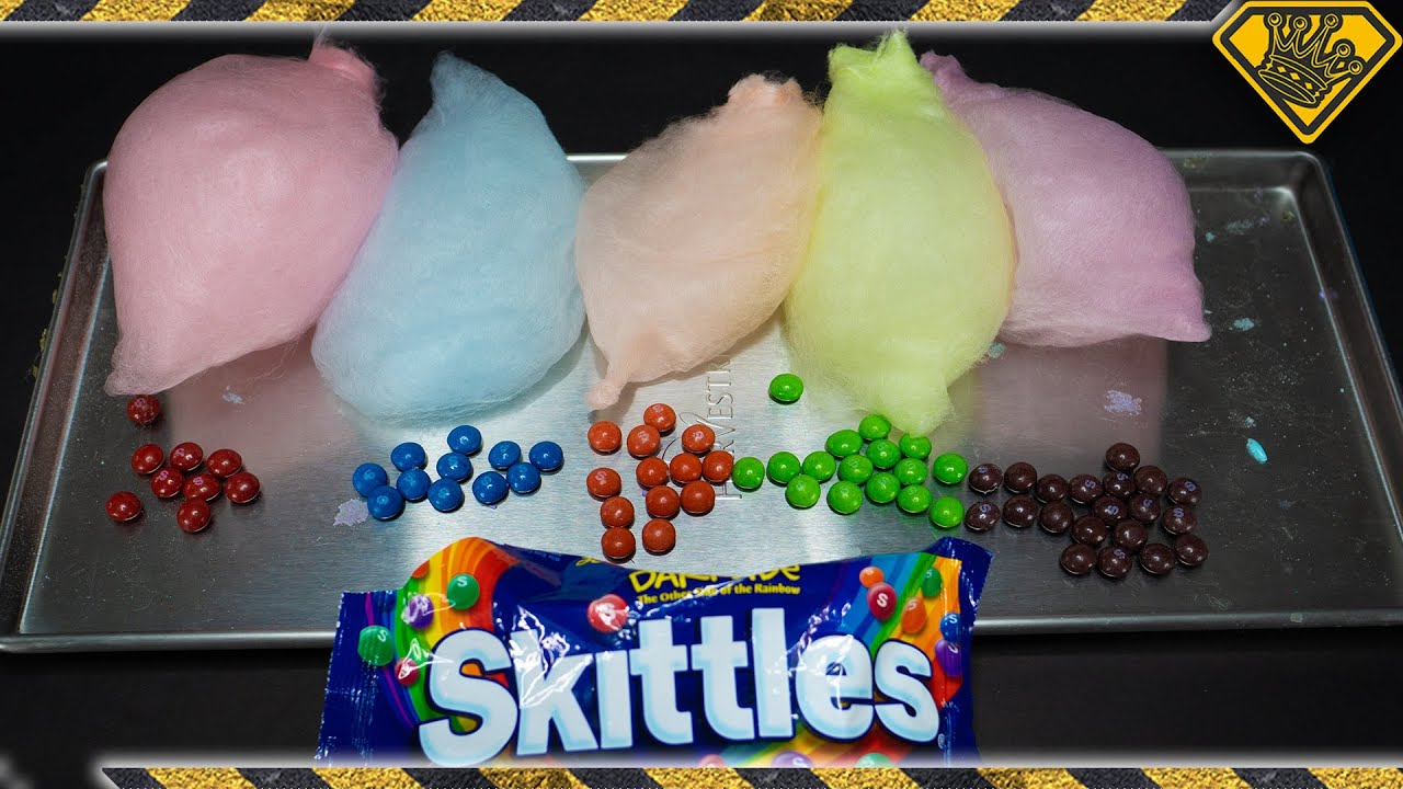 Могут ли Skittles стать сладкой ватой?
