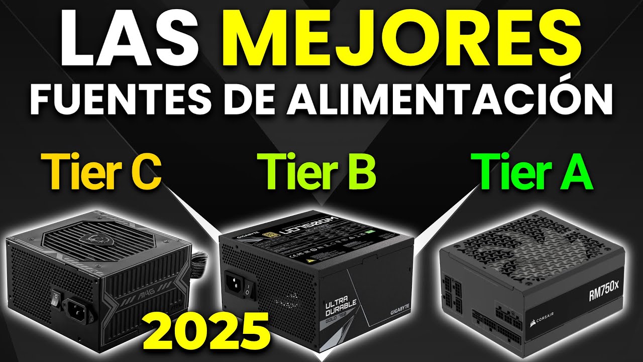 🛑 ¡CUIDADO! 🛑 Escoge la Fuente PERFECTA para tu PC Gaming | TOP PSUs 2025