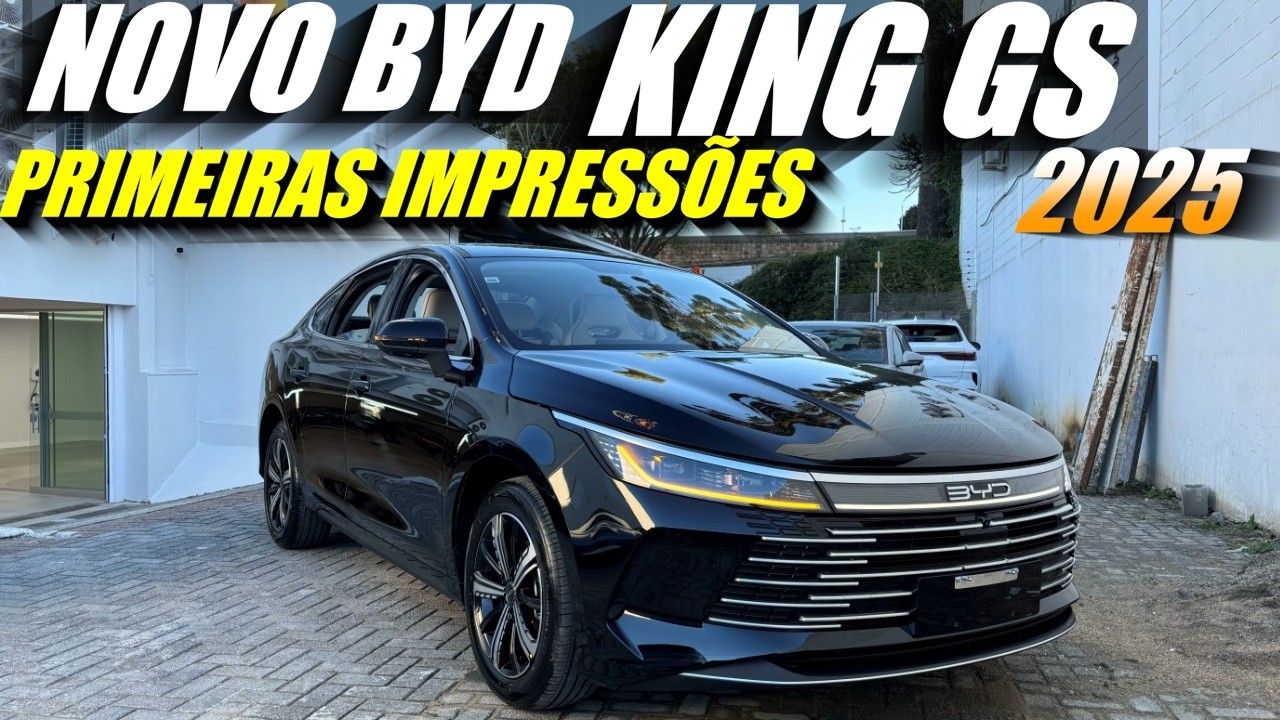 BYD KING GS 2025 - Primeiras impressões do sedan que chegou para desafiar Toyota Corolla