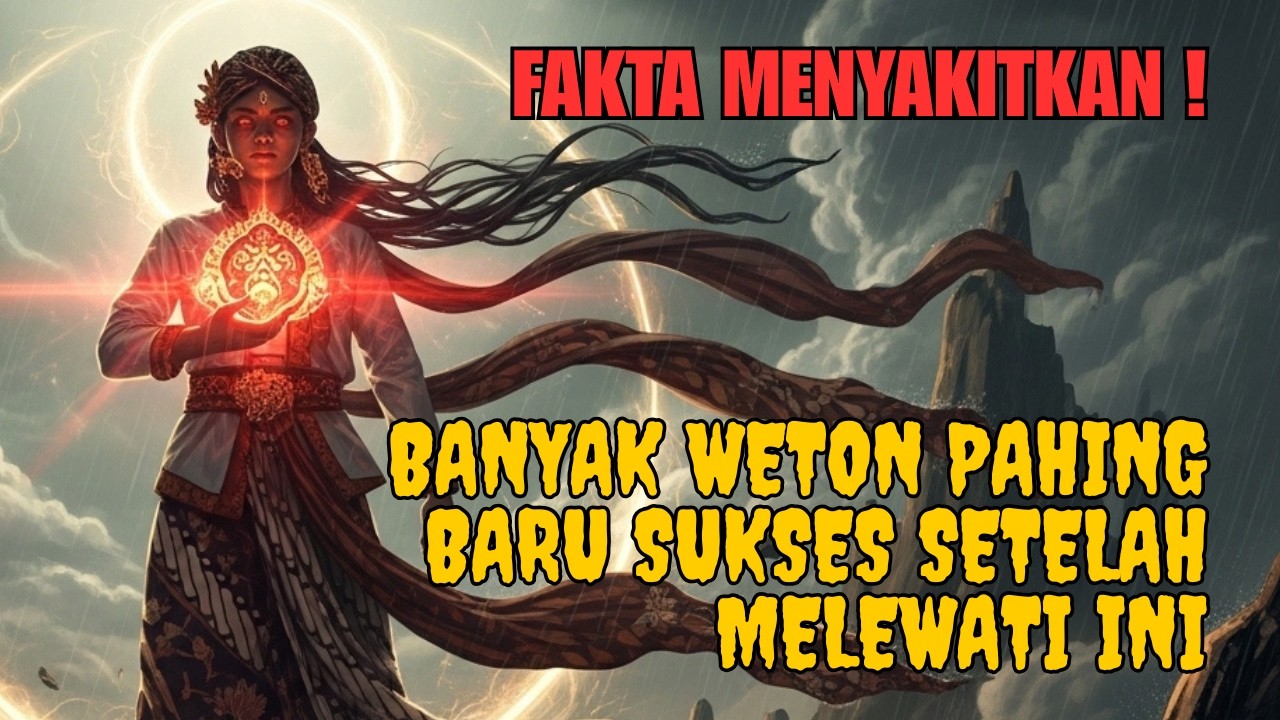 JANGAN MENYERAH! 90% Orang Weton Pahing Sukses Setelah Melewati 