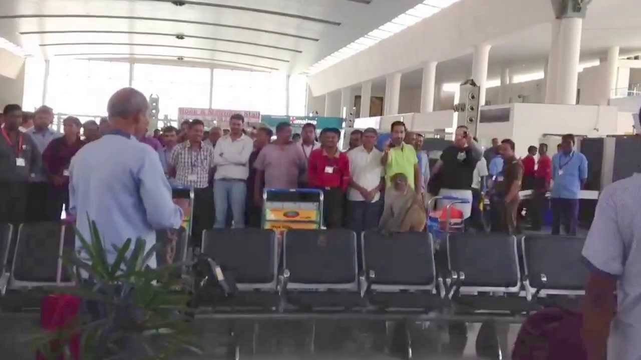 Monkeys at Varanasi Airport
